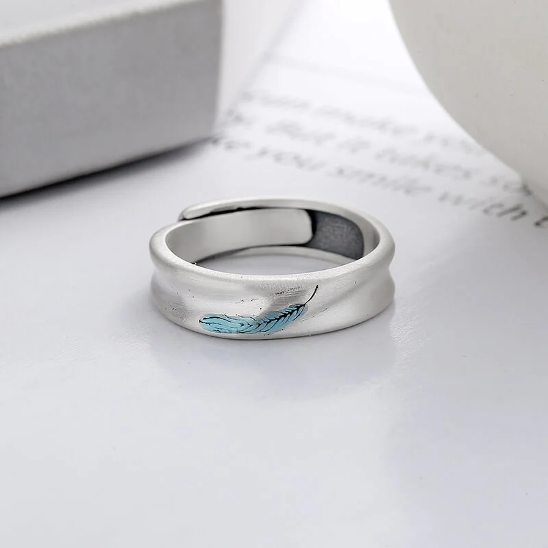 Blue Feather Ring - Image 3