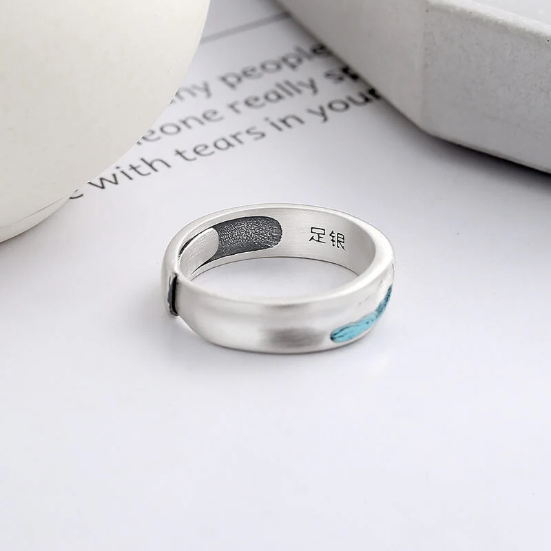 Blue Feather Ring - Image 4