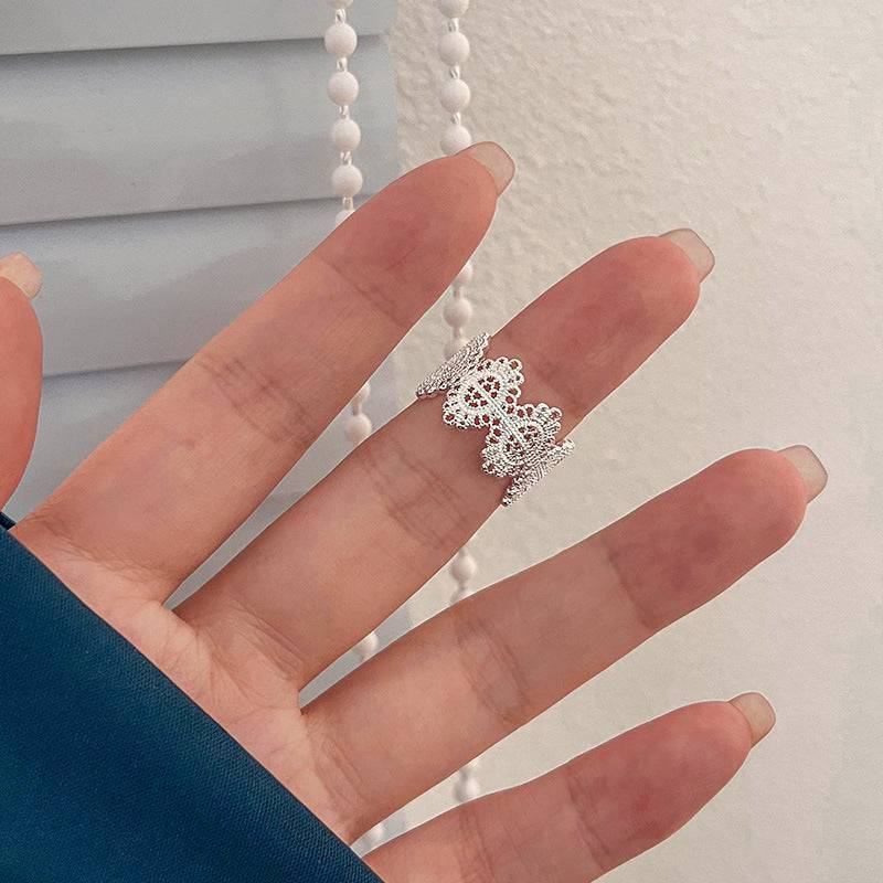 Hollow Lace Ring - Image 5