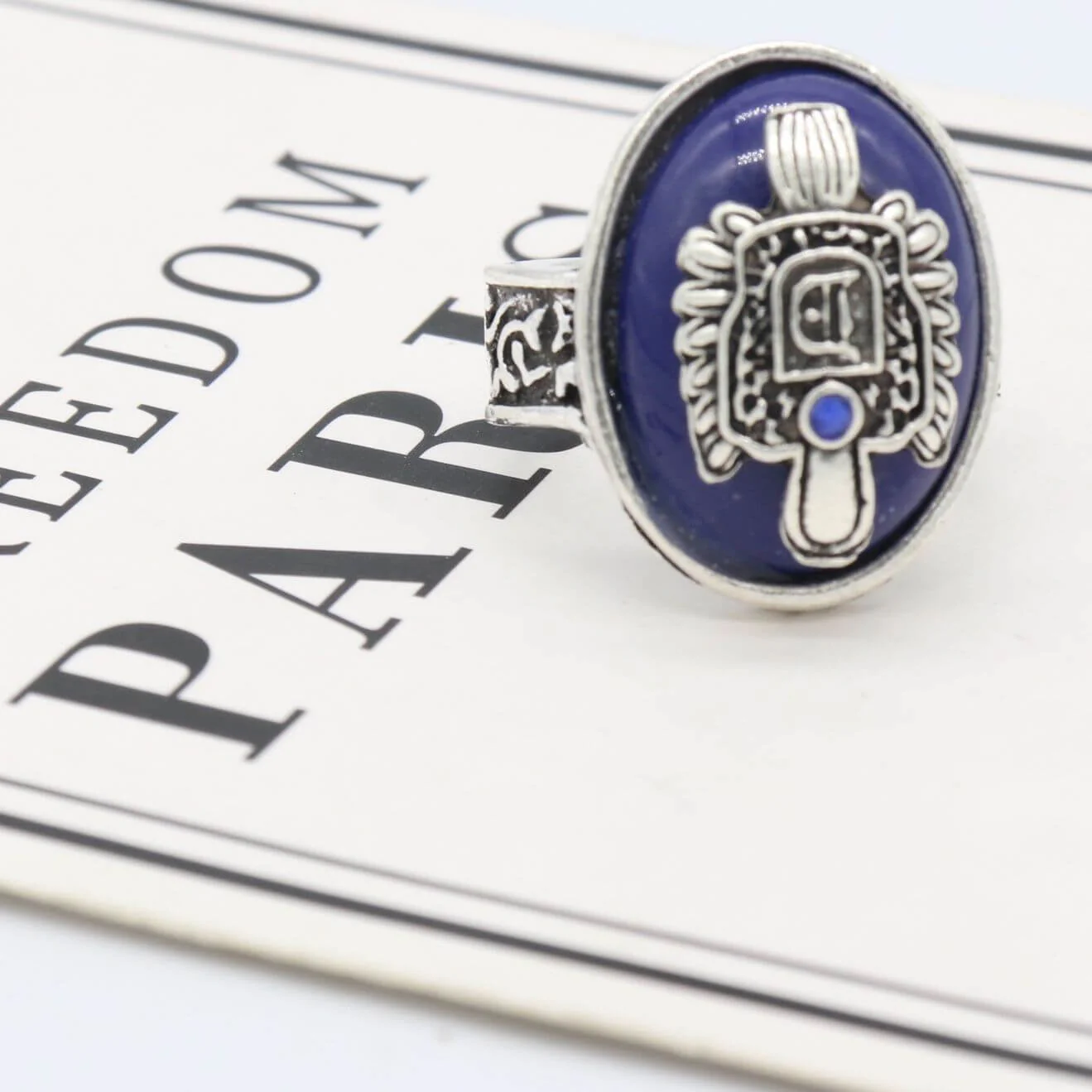 Lapis Lazuli Personalized Vampire Diaries Ring - Image 3