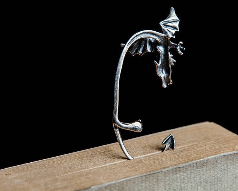 No Piercing Dragon Cuff Gothic Earring - Image 3