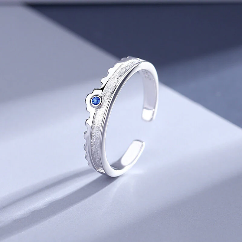 Shimmering Starlight CZ Couple Rings - Image 4