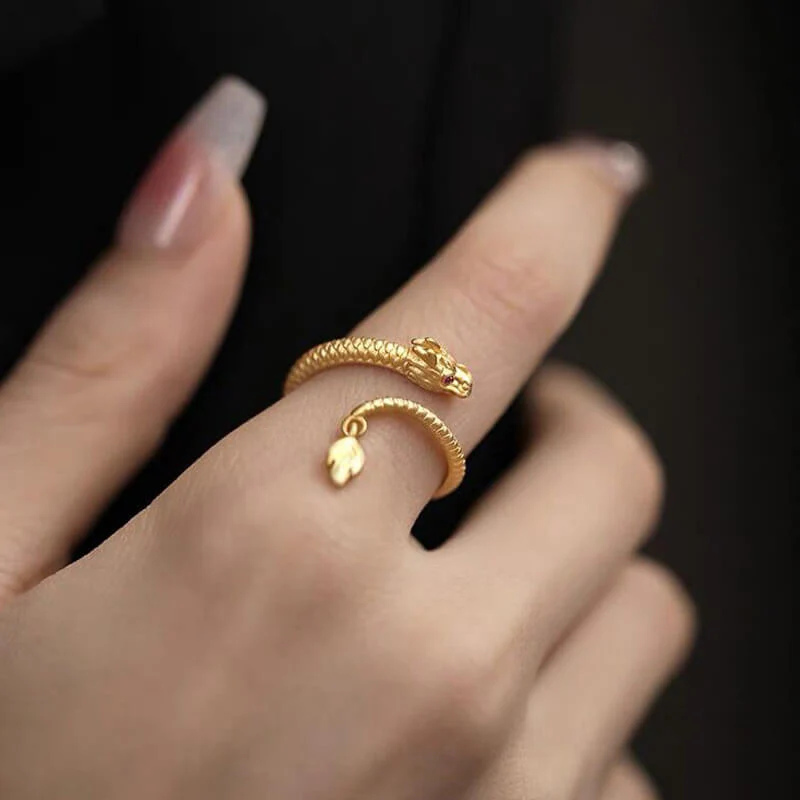 Divine Dragon Tail Ring - Silver or Gold - Image 4