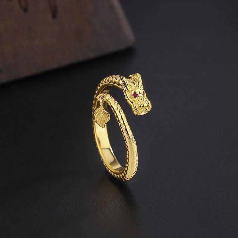 Divine Dragon Tail Ring - Silver or Gold - Image 5