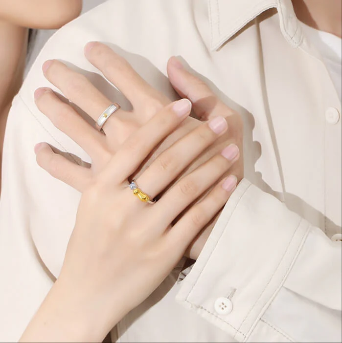 Adorable Kitten & Paw Matching Rings - Image 5