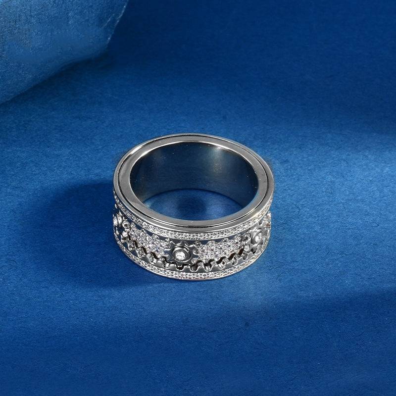 Cogwheel Fidget Couple Rings - Image 3