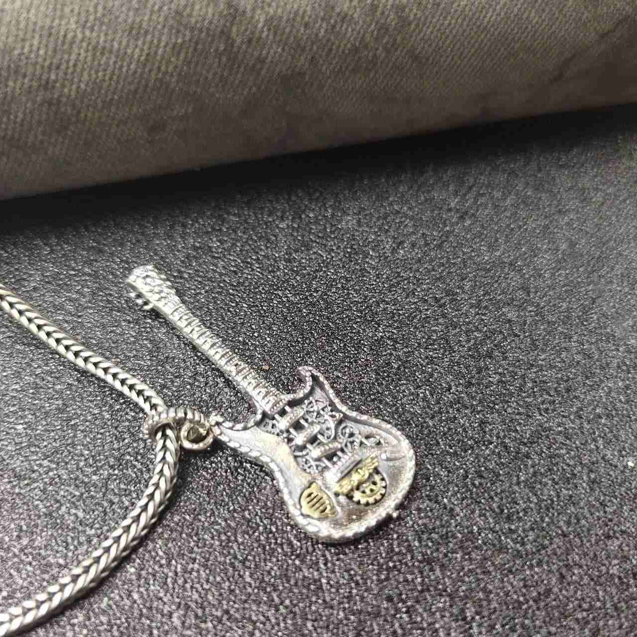 Electric Guitar Pendant Necklace - Image 3