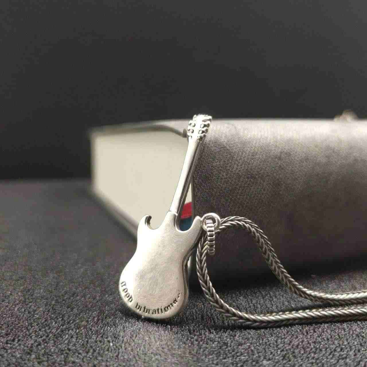 Electric Guitar Pendant Necklace - Image 4