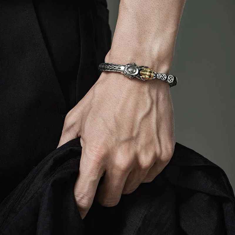 Fortune at Your Wrist: 925 Sterling Silver Attract Wealth and Treasure Pixiu Bracelet - Image 4