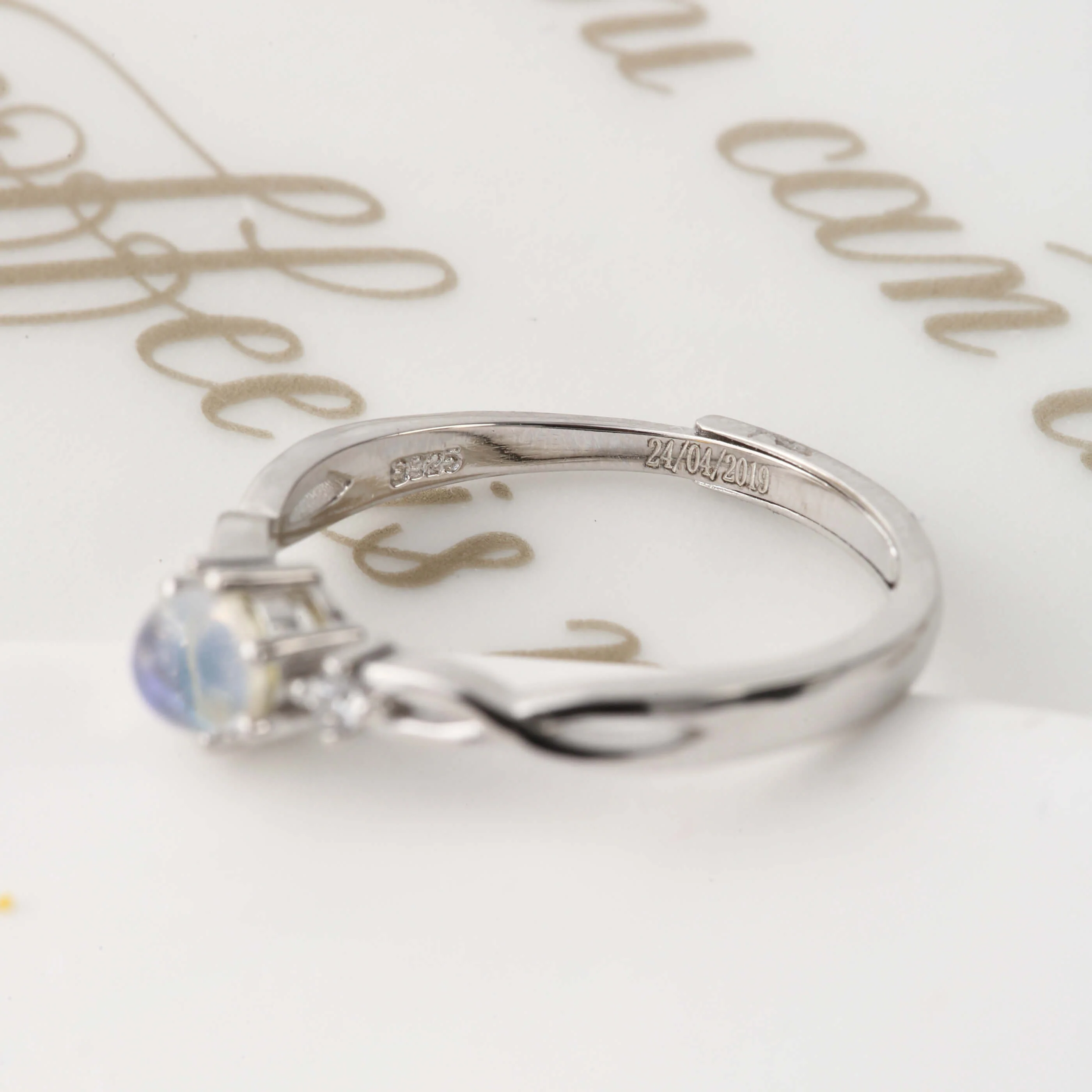 Moonstone Matching Rings - Image 3